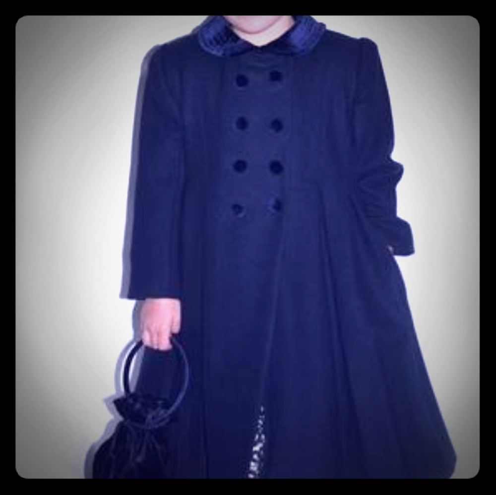 Isabel  Garreton Girls Wool Dress Coat 8